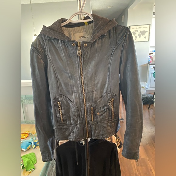 Free People Doma Leather Motto Jacket - Picture 4 of 12